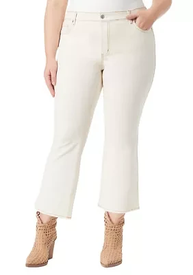 Curvy Charmed Ankle Flare Jeans