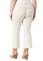 Curvy Charmed Ankle Flare Jeans