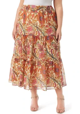 Plus Sunita Maxi Skirt