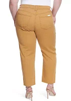 Curvy Pacific Straight Leg Cargo Jeans