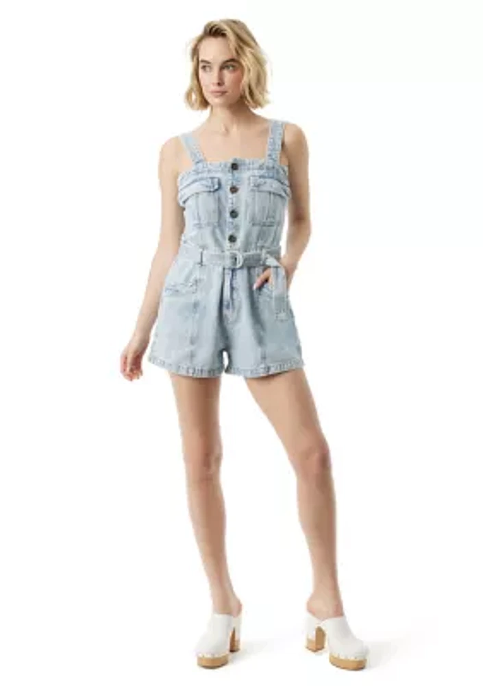 Gigi Utility Belted Romper