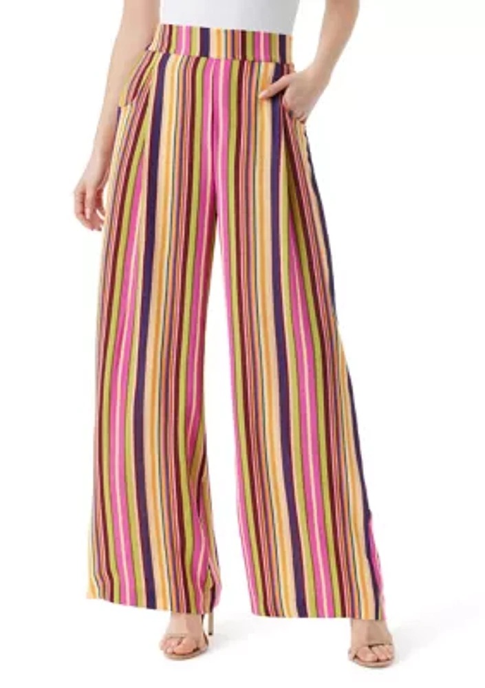 Winnie Printed Wide Leg Soft Pants