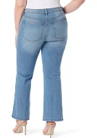 Plus Mid Rise Bootcut Jeans