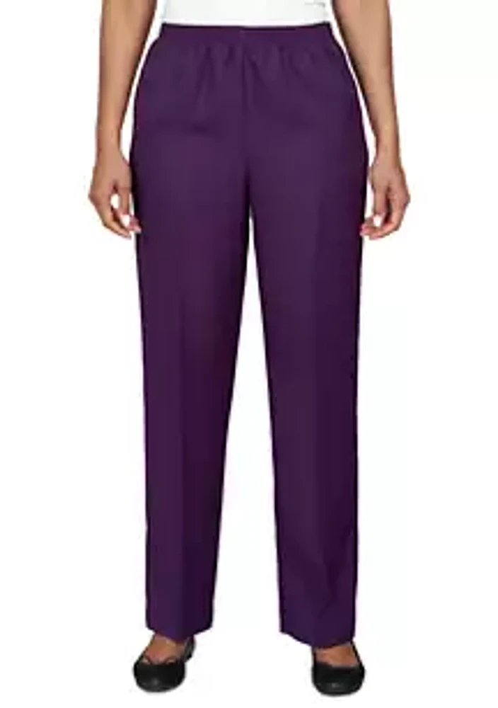 Alfred Dunner Women's Classics Proportioned Medium Pants