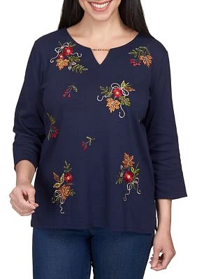 Petite Classics Falling Leaves Top