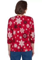 Petite Classics Snowflakes Top