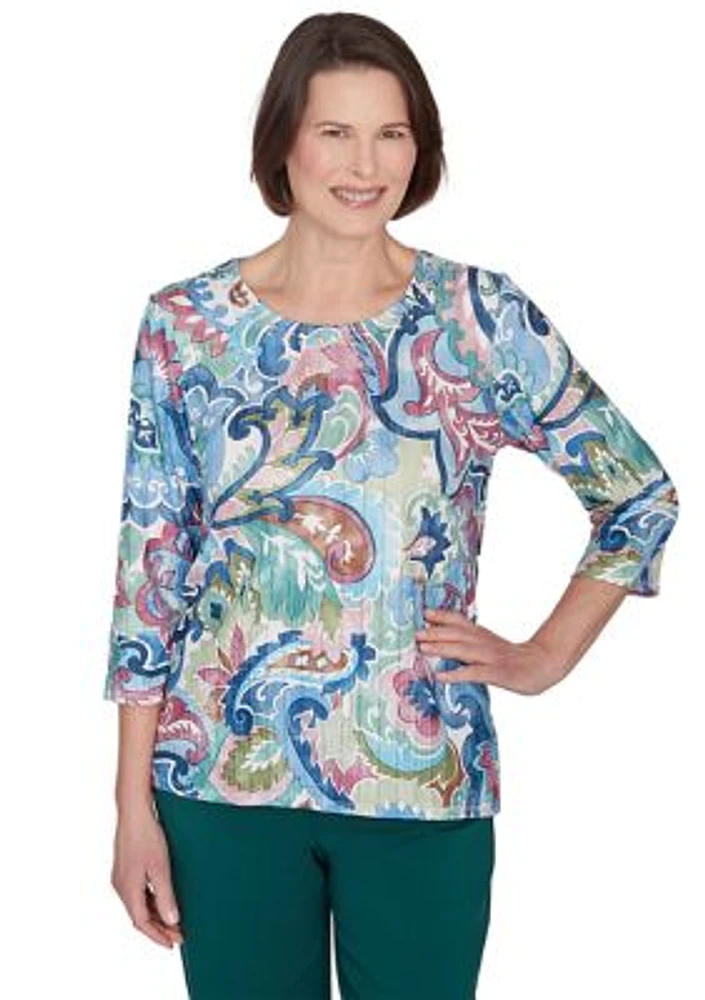 Women's Classics Scroll Multi Top