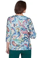 Women's Classics Scroll Multi Top