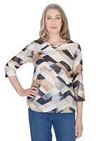 Women's Classics Abstract Chevron Top