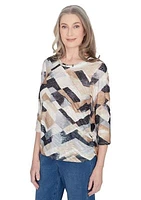 Women's Classics Abstract Chevron Top