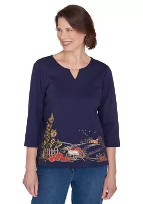 Women's Classics Farmhouse Scenic Top