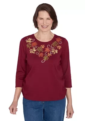 Women's Classics Falling Leaves Top