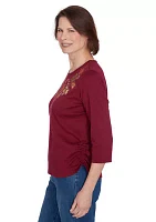 Women's Classics Falling Leaves Top