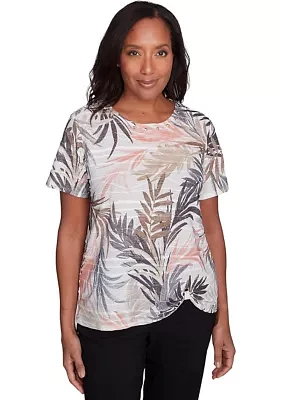 Women's Palm Leaves Top