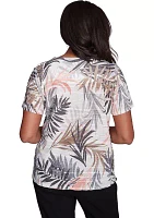 Women's Palm Leaves Top