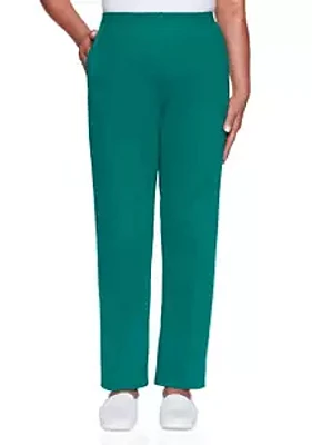 Alfred Dunner Women's Classics French Terry Medium Pants