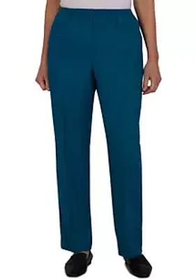 Alfred Dunner Women's Classics Proportioned Short Pull On Pants