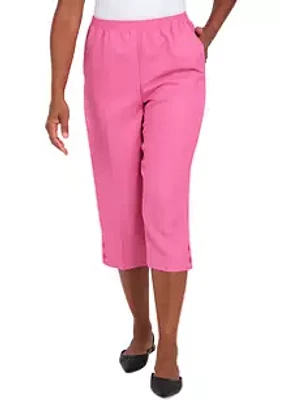 Alfred Dunner Petite Polyester Capri Pants