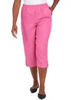 Alfred Dunner Petite Polyester Capri Pants