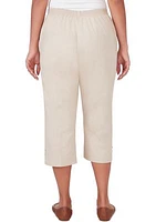 Women's Classics Neutrals Twill Capri Pants