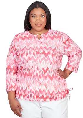 Plus Classics Brights Chevron Top