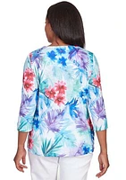 Petite Classics Brights Tropical Birds Top