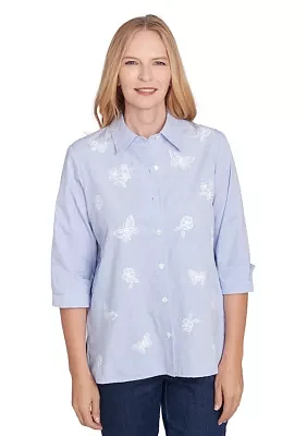Women's Classics Butterfly Stripe Top