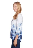 Women's Classics Border Floral Top