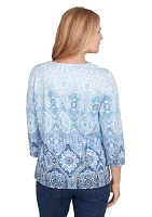 Women's Classics Ombré Medallion Top