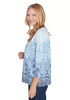 Women's Classics Ombré Medallion Top