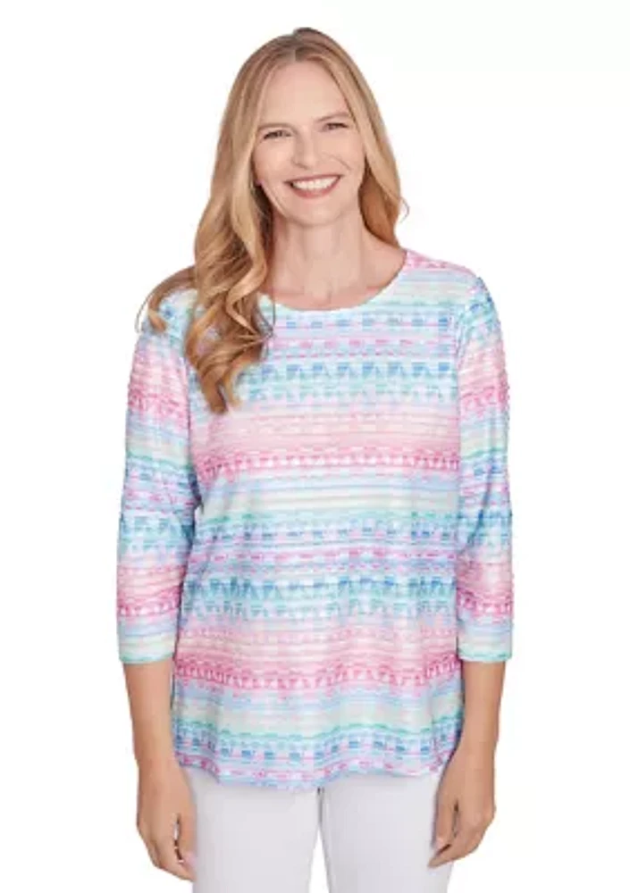 Women's Classics Geometric Biadere Top