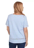 Women's Classics Butterfly Stripe Top