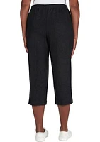 Women's Classics Flat Front Denim Capris