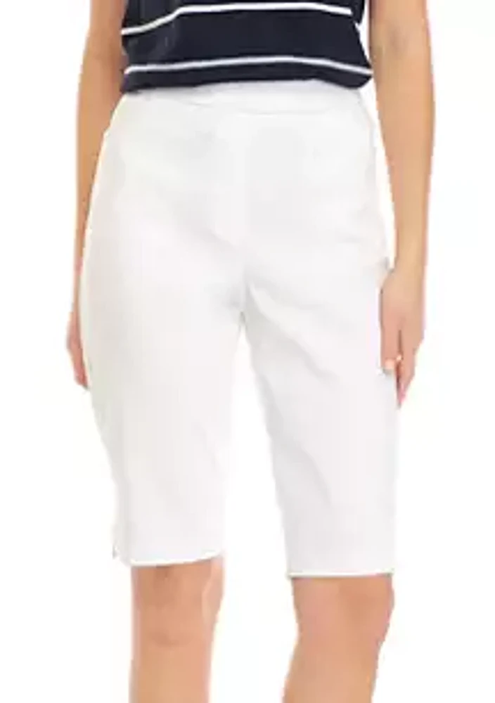 Alfred Dunner Petite Americana Bermuda Shorts