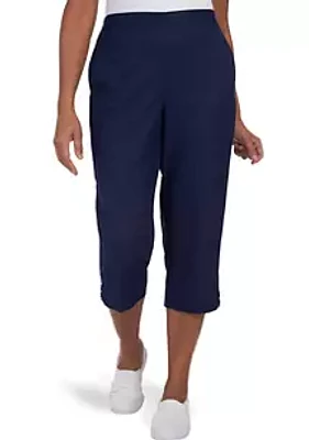 Alfred Dunner Women's Land of the Free Capri Pants