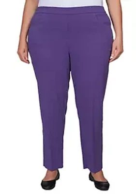 Alfred Dunner Plus Point of View Proportioned Medium Pants