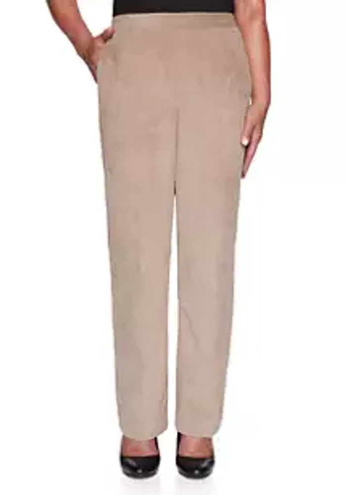 Alfred Dunner Plus Size Dover Cliffs Wale Corduroy Pants