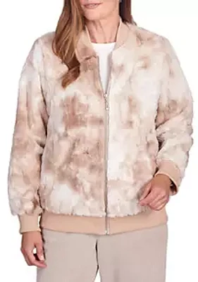 Alfred Dunner Women's Fur Jacket