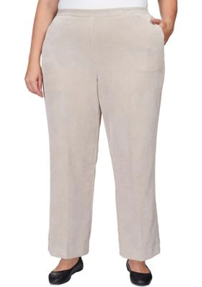 Plus Corduroy Short Pants