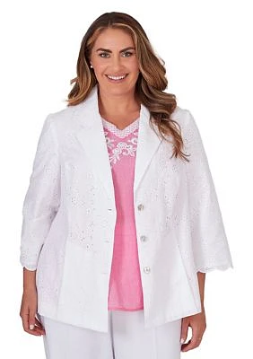 Plus Paradise Island Eyelet Jacket