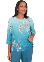 Women's Sedona Sky Ombre Bird Top