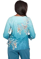 Women's Sedona Sky Ombre Bird Top