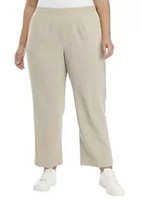 Alfred Dunner Plus Proportioned Short Corduroy Pants