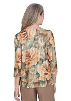 Women's Emerald Isle Vintage Floral Top