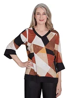 Women's Rue Rivoli Trimmed Patchwork Top