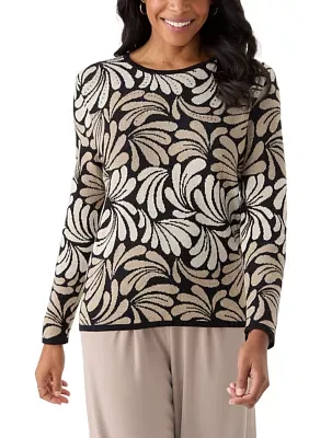 Women's Wine Country Ombre Geo Scroll Top