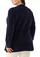 Plus Harvest Moon Chenille Cardigan