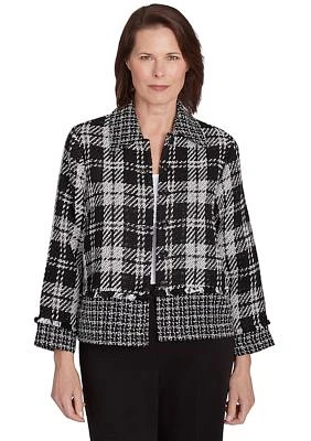 Women's Runway Ready Spliced Bouclé Jacket