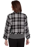 Women's Runway Ready Spliced Bouclé Jacket