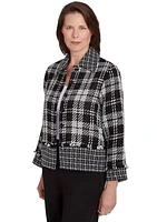 Women's Runway Ready Spliced Bouclé Jacket